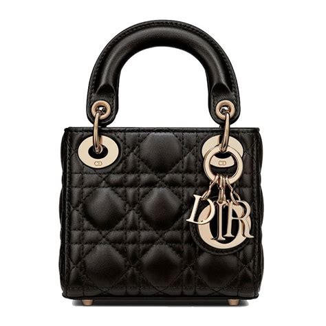 lady dior micro black|lady dior micro size.